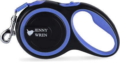 Retractable Dog Leash – Tangle-Free, Heavy Duty, One-Hand Brake & Lock, Nylon Tape
