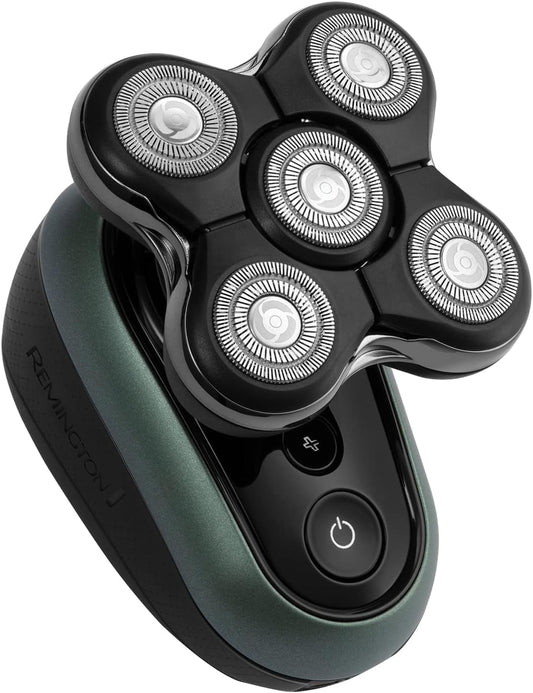 Remington RX7 Cordless Electric Head Shaver for Bald Men – Wet/Dry, USB, Travel