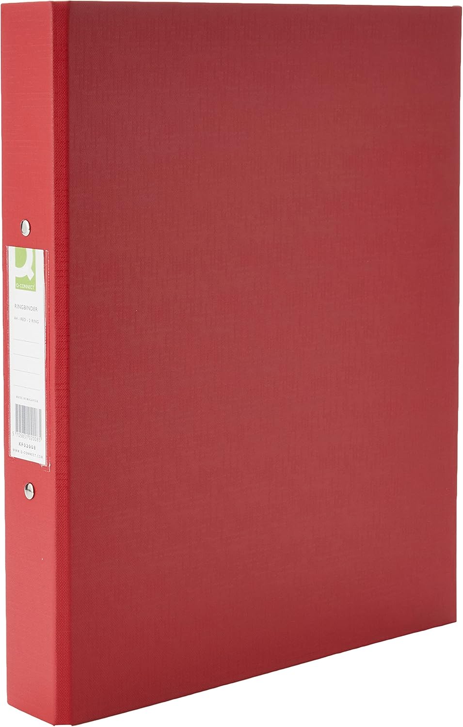 Q-Connect A4 2 Ring Binder 25mm – Assorted Colors, Pack of 10 – Durable & Lightweight