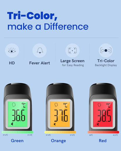 No-Touch Infrared Forehead Thermometer for Adults & Babies – Fast, Accurate & Silent