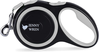 Retractable Dog Leash – Tangle-Free, Heavy Duty, One-Hand Brake & Lock, Nylon Tape