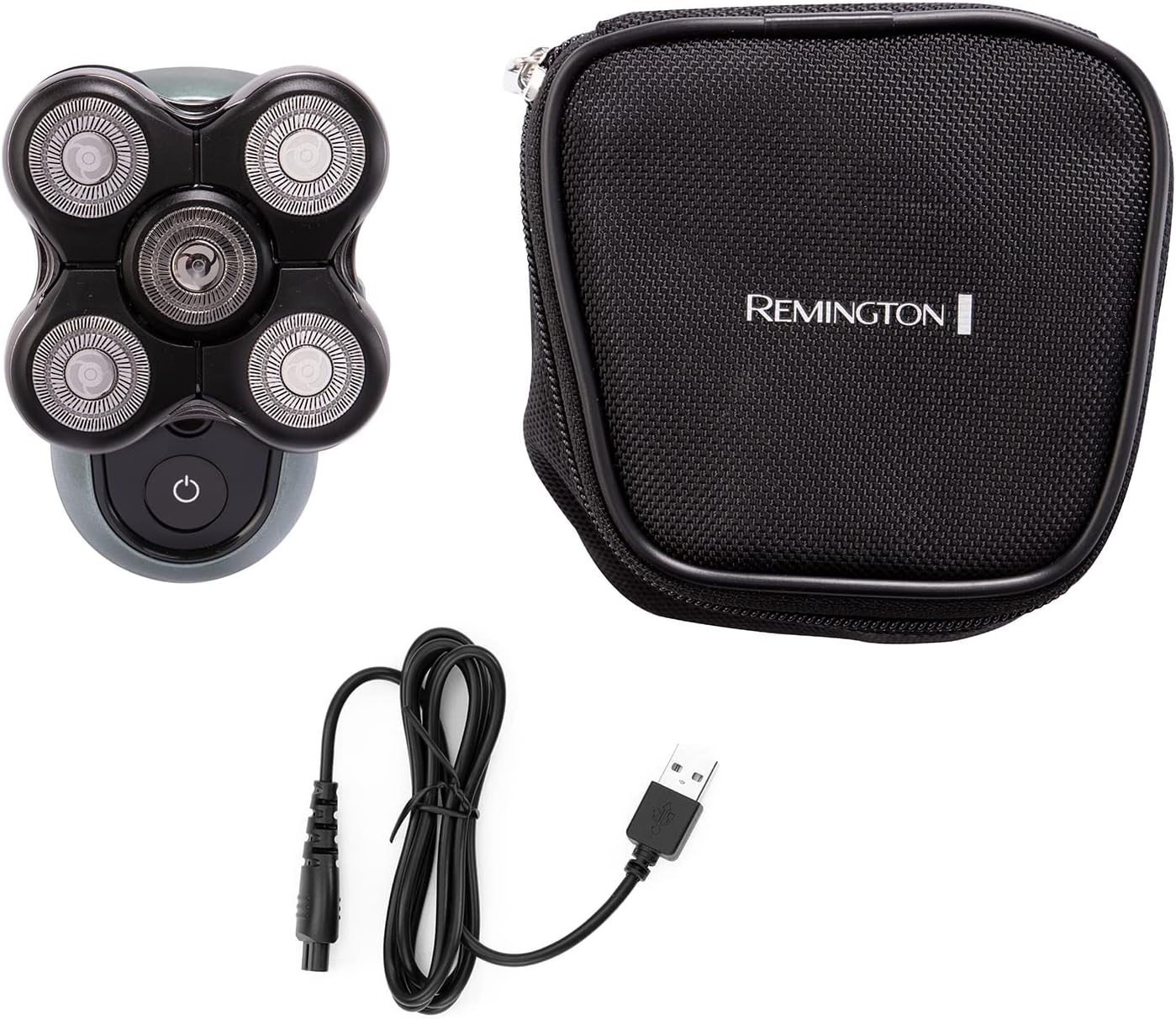 Remington RX7 Cordless Electric Head Shaver for Bald Men – Wet/Dry, USB, Travel