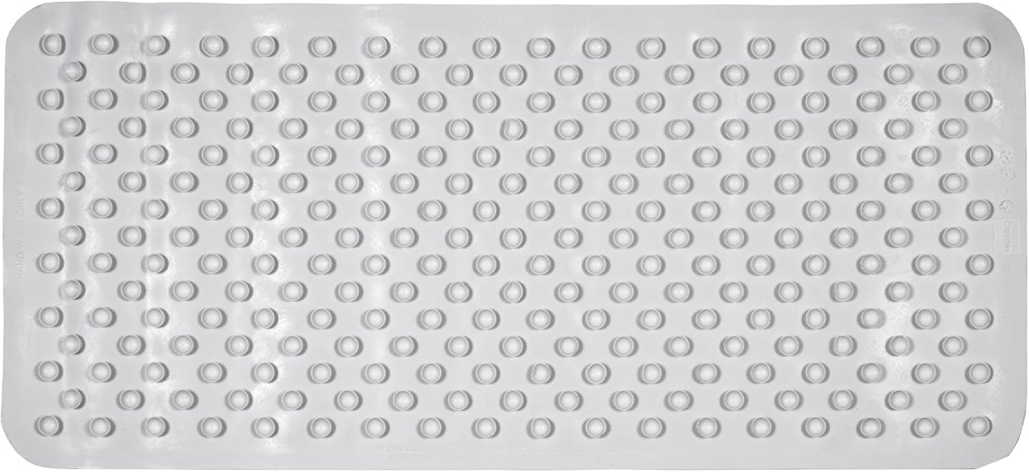 Croydex Rubagrip Bath Mat Non Slip Anti Mould for Inside Bath - Slip Resistant with Secure Grip Suction Cups, Easy to Clean, Made from Natural Rubber, Anti-Bacterial Hygiene 'N' Clean (Medium)