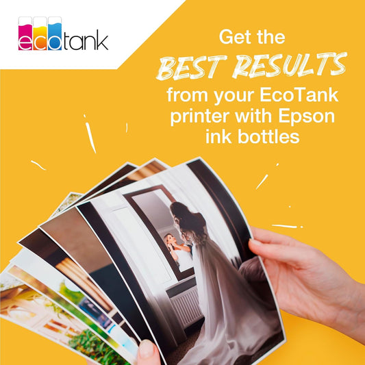 Epson EcoTank 104 Black Ink Bottle – Genuine Refill Ink (Pack of 2) for EcoTank Printers