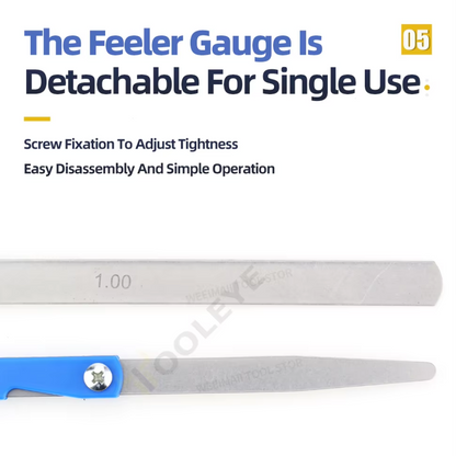 Metric Feeler Gauge 0.02-1mm Set for Valve, Spark Plug & Gap Measurement Tool