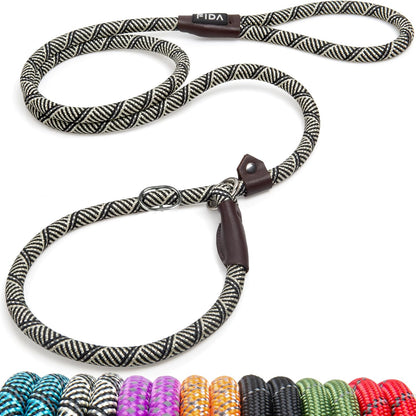 Reflective Slip Rope Dog Leash – 1.8m Durable No-Collar Lead for All Breeds