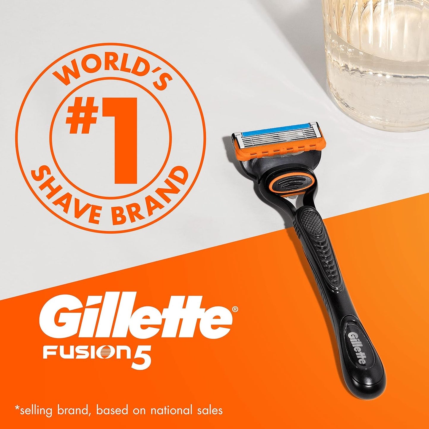Gillette Fusion5 Razor Blades for Men – 11 Refills with Lubrastrip for Smooth Shave