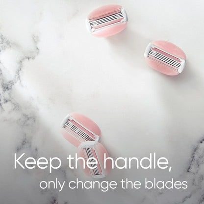 Gillette Venus Spa Breeze Razor Refills for Women – 4 Comfortglide Blades Pack