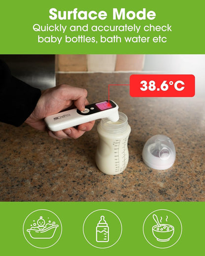 TH1 Infrared Thermometer – Touchless, Forehead & Ear, Baby & Adult, CE Approved