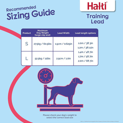 HALTI Professional No-Pull Dog Lead – Lightweight, Durable, Easy Puppy Training Leash