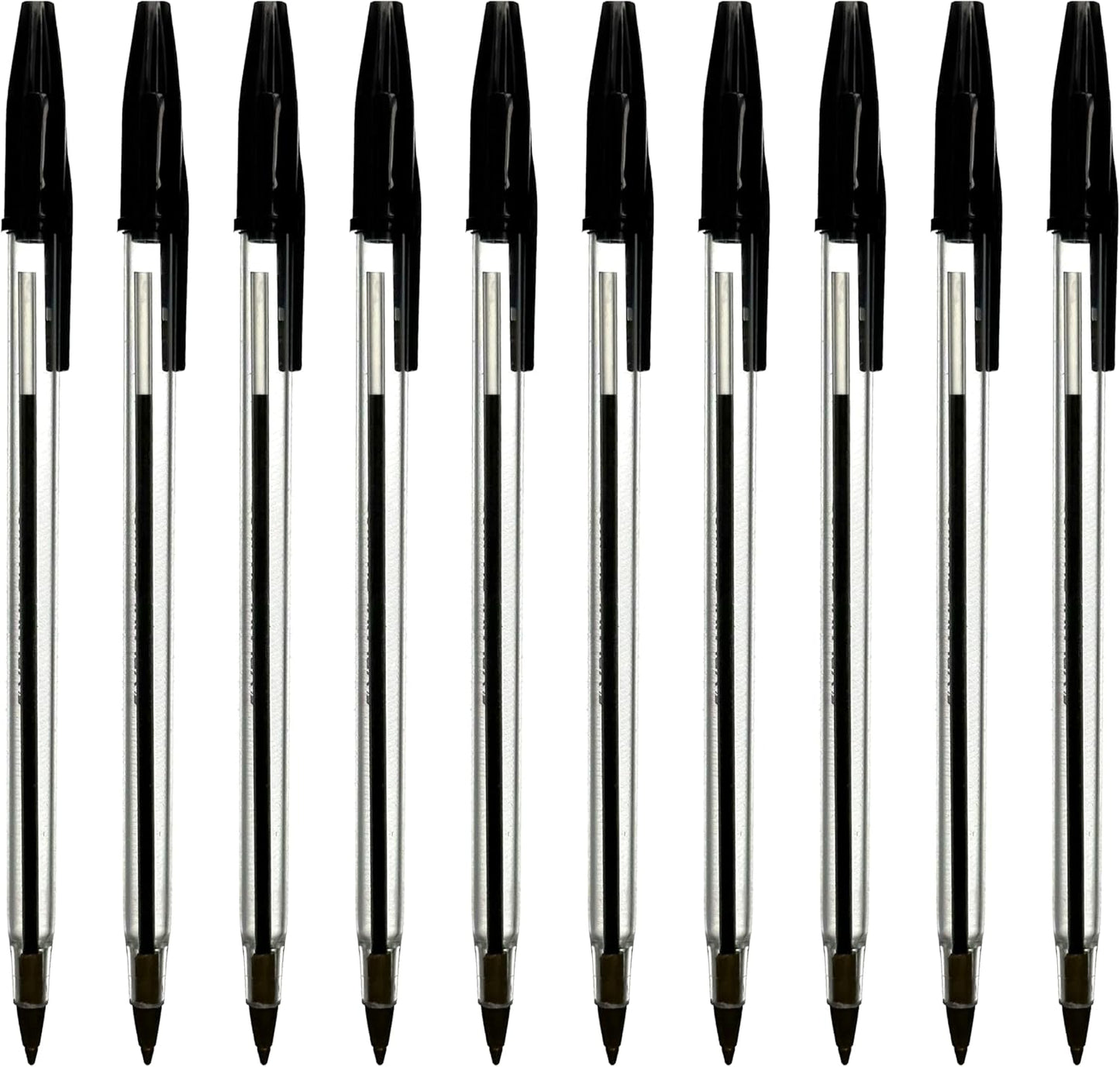 ARTH Black Biro Pens Ballpoint Multipack Box Of 50 Pens