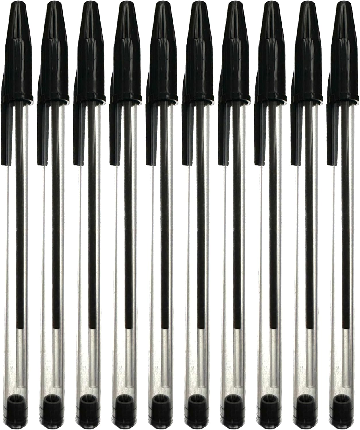 ARTH Black Biro Pens Ballpoint Multipack Box Of 50 Pens