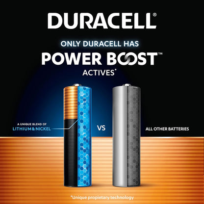 Duracell Optimum AA Batteries 4-Pack | 1.5V Alkaline | 200% Extra Life & Power