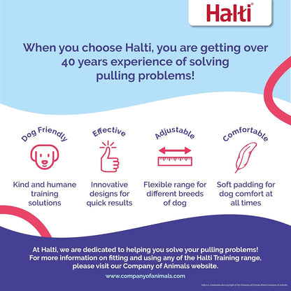 HALTI Professional No-Pull Dog Lead – Lightweight, Durable, Easy Puppy Training Leash