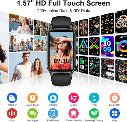 2025 Smart Watch with Call Function, Fitness Tracker, Heart Rate, IP68 for Android iOS