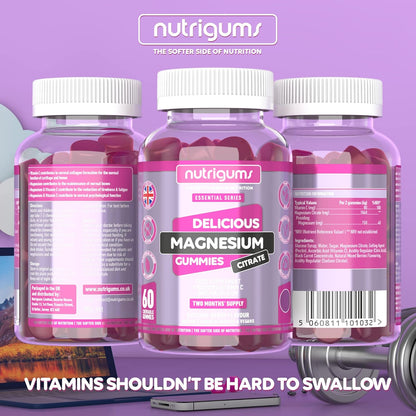 Magnesium Citrate & Vitamin C Gummies – High Strength Vegan Sleep & Energy Support