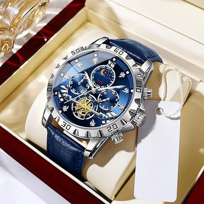 Men's Stylish Automatic Watch – Waterproof, Luxury Design, Daily Wear Timepiece