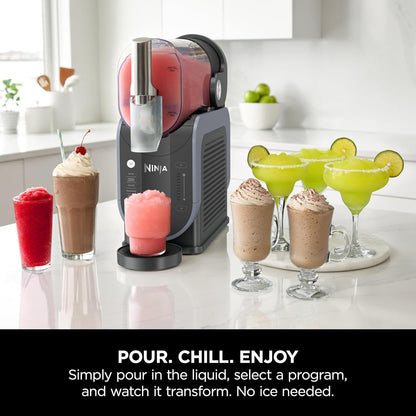 Ninja SLUSHi Frozen Drink Maker – Slush, Milkshakes, Cocktails & Frappe, 1.9L, Blue