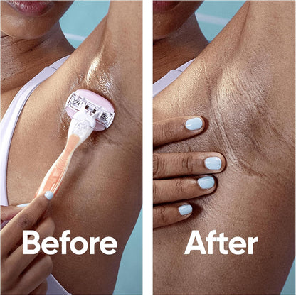 ✨ Gillette Venus ComfortGlide Women’s Razor 🌸 | Spa Breeze Scent 🌊 | Reusable Metal Handle & Shower Holder 🛁 | Includes 1 Refill Cartridge 🔄