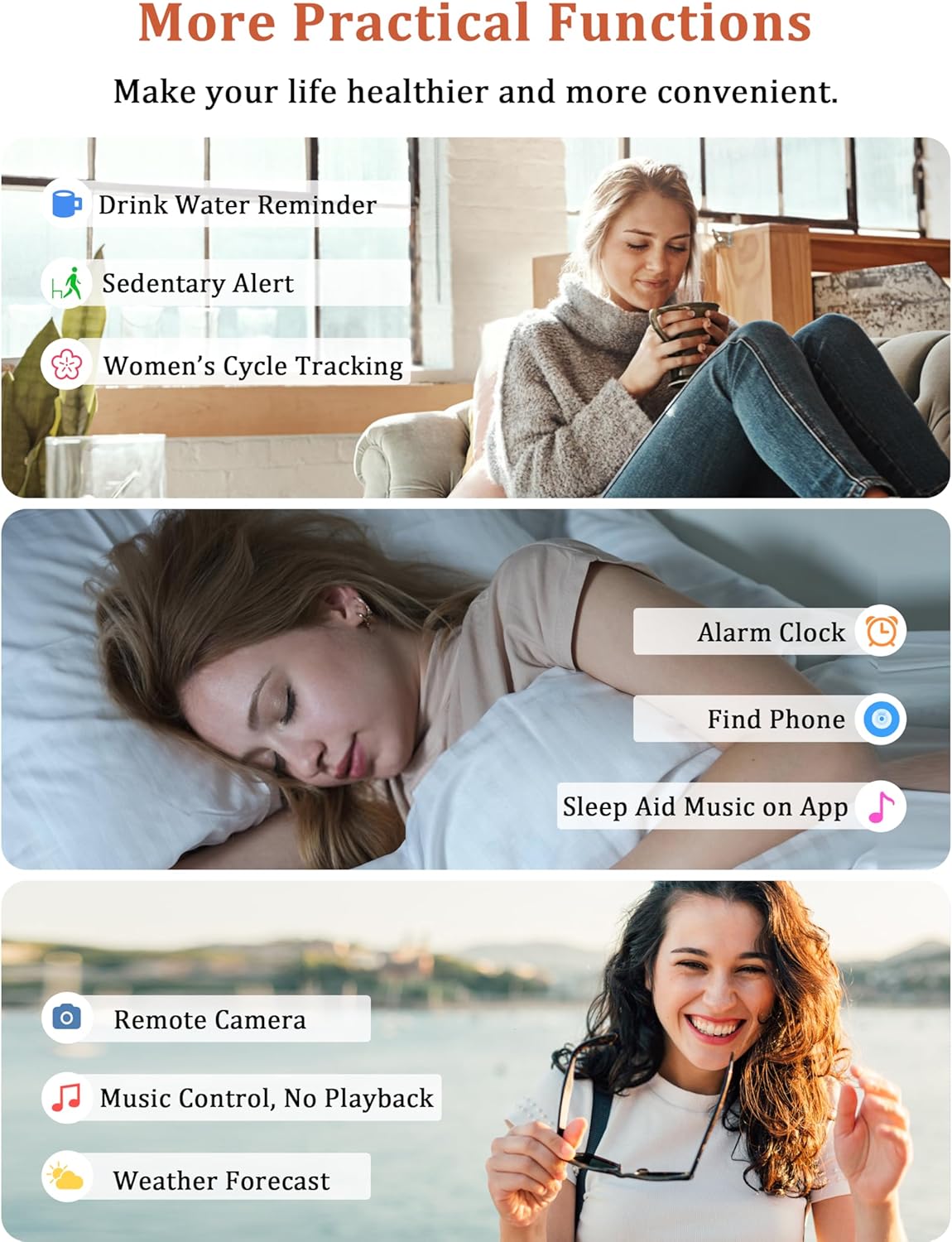 Alexa Smart Watch 1.83'' Call Answer Fitness Tracker for Android & iPhone, IP68