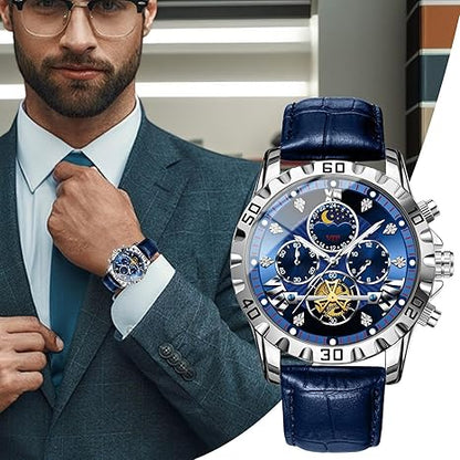 Men's Stylish Automatic Watch – Waterproof, Luxury Design, Daily Wear Timepiece