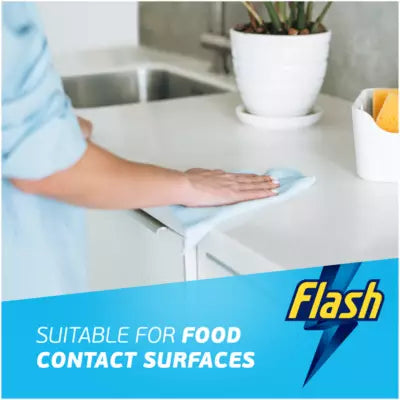 Flash Spray Wipe Done Bright Crisp Lemon Cleaning Spray 800ml