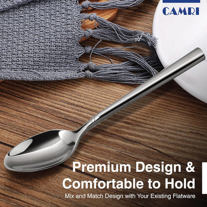 CAMRI Stainless Steel Teaspoons Set of 6 – Heavy Duty, Dishwasher Safe, 5.3 Inch