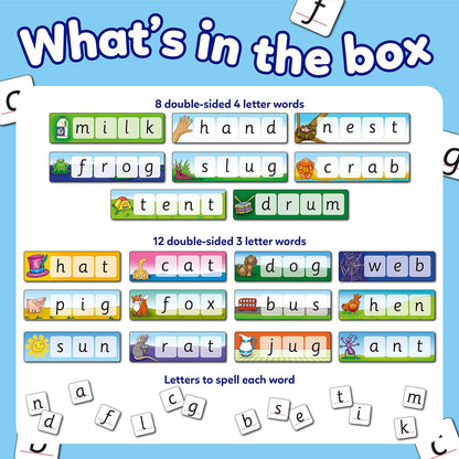Orchard Toys Match and Spell Game - Kids Learning & Educational Toys with Sight Words & Flash Cards - Alphabet & Spelling Games for 4 Year Olds and Up - Word Building & Phonics Games for Boys & Girls