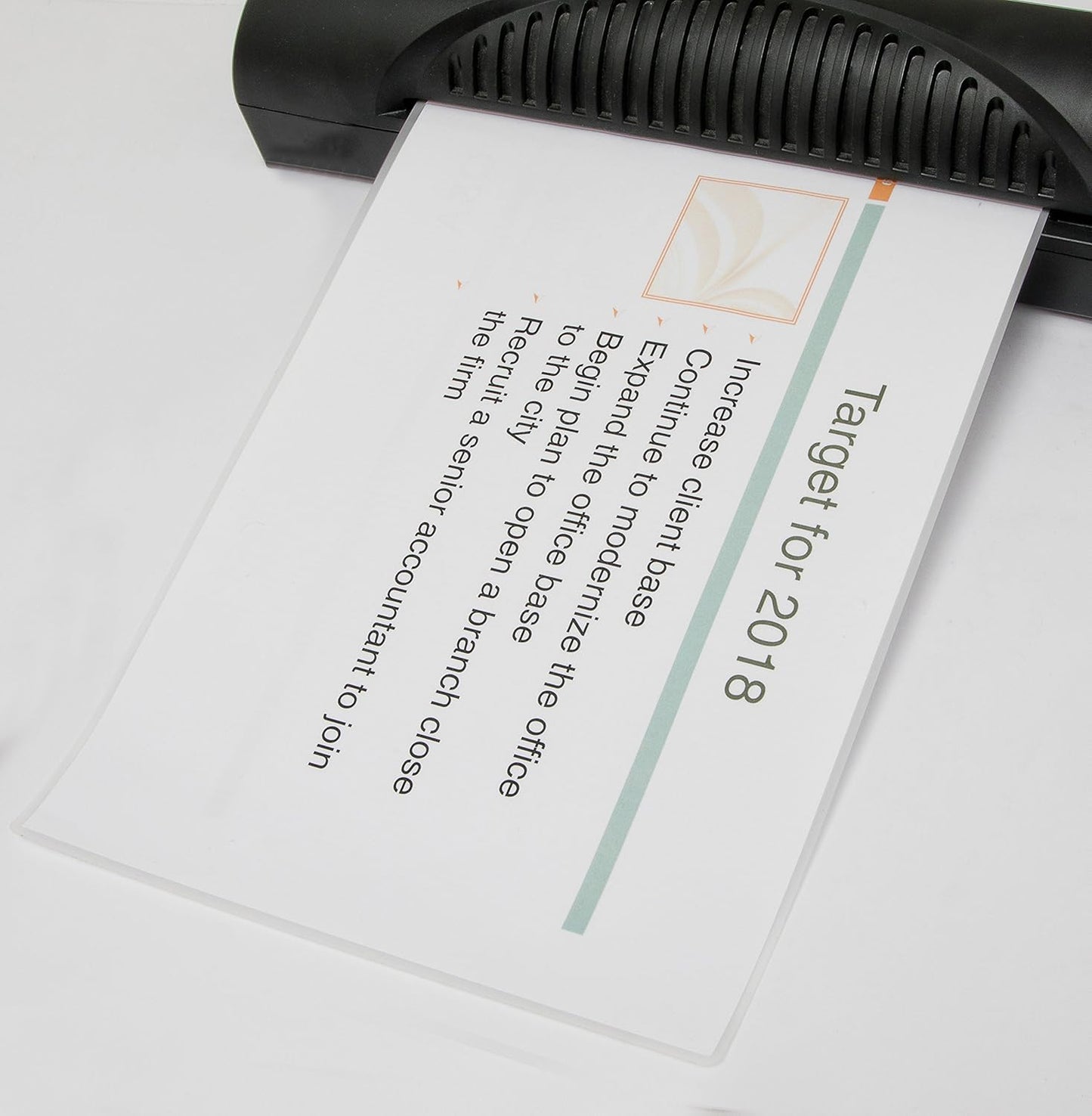 Deskit A4 Laminating Pouches – 120 Glossy Sheets, 100 Micron Clear & Durable Finish