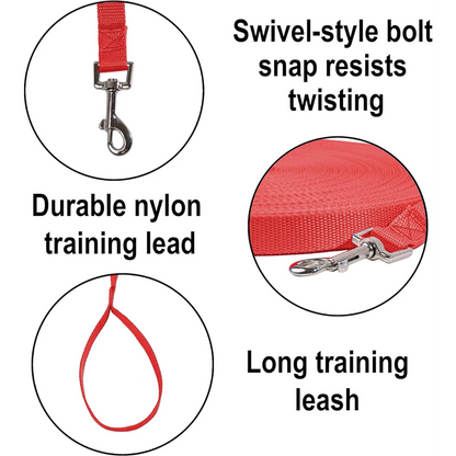 Dog Leash Rope Nylon Multi Colours and Sizes