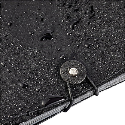 A4 Expanding File Folder – Black Document Organizer with Pockets for Office & School