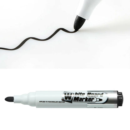 Whiteboard Drywipe Flip Chart Marker Pens Bullet Tip Dry Wipe 4 Assorted Colours