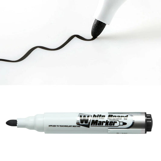 Whiteboard Drywipe Flip Chart Marker Pens Bullet Tip Dry Wipe 4 Assorted Colours