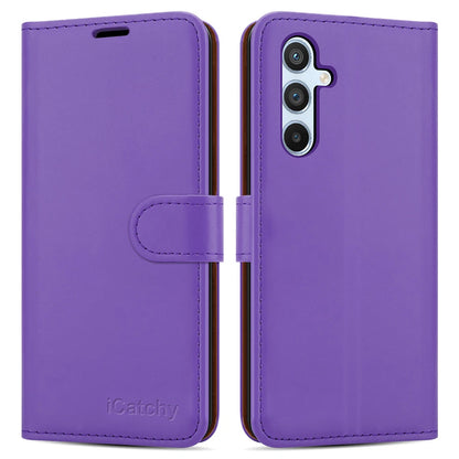 For Samsung Galaxy A14 Phone Case Leather Wallet Flip Folio Stand Cover