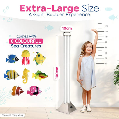 Extra Large 100cm Colour Changing LED Sensory Bubble Tube Lamp Mood Fish Water